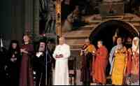 Pope John Paul II at Assisi