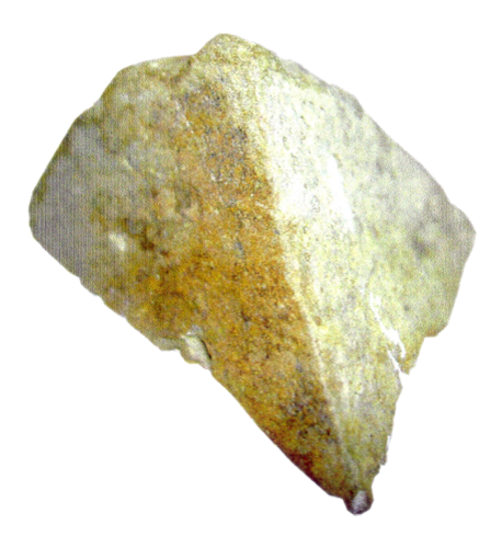 pyramid-shaped rock from Sunset Mountain