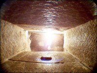 The Boss on the stone above the passage entry into the 'King's chamber' in the great pyramid